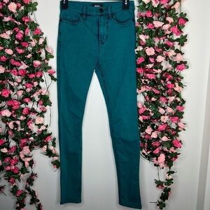BDG Teal Speckled High Rise Twig Ankle Jeans Women’s 25x29 Casual Bold